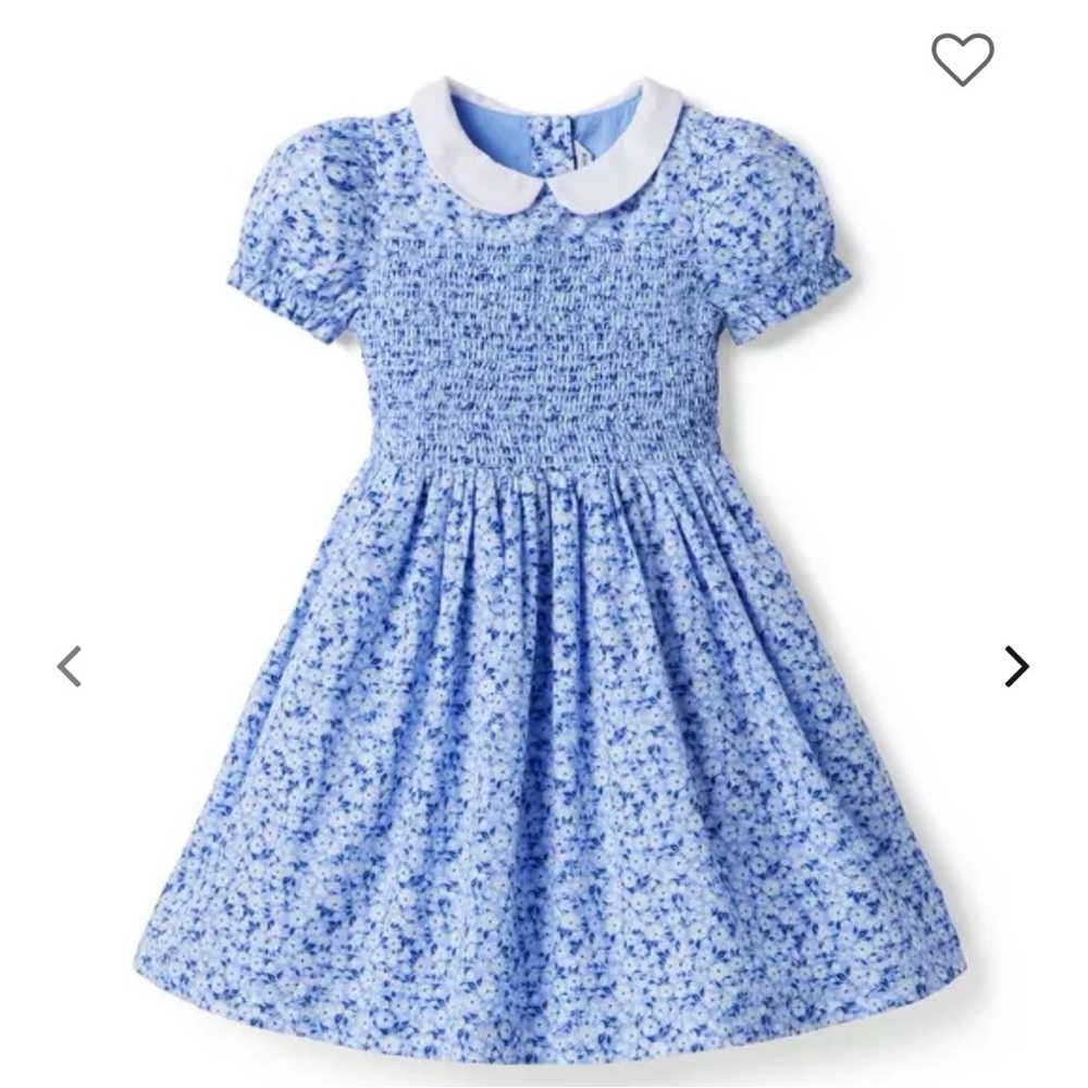 Janie and Jack Blue Floral Kids Dress